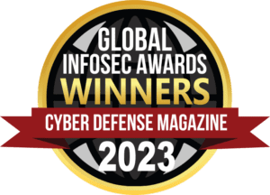 award for winning the Global InfoSec Awards - cyber defense magazine